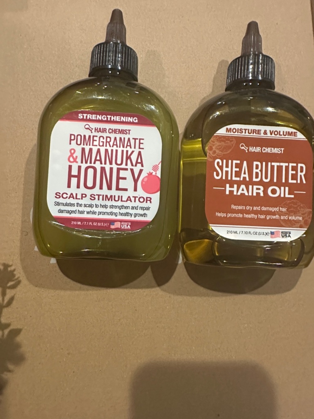Hair Chemist Pomegranate & Manuka Honey Scalp Stimulator & Shea Butter Hair Oil